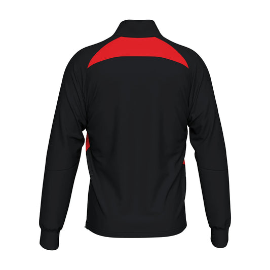 Errea Alfonso 1/4 Zip Black Red Junior