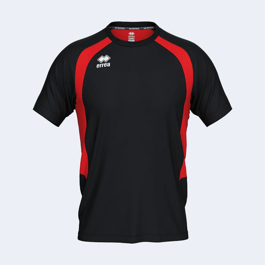 Errea Adrien Tee Black Red Adult