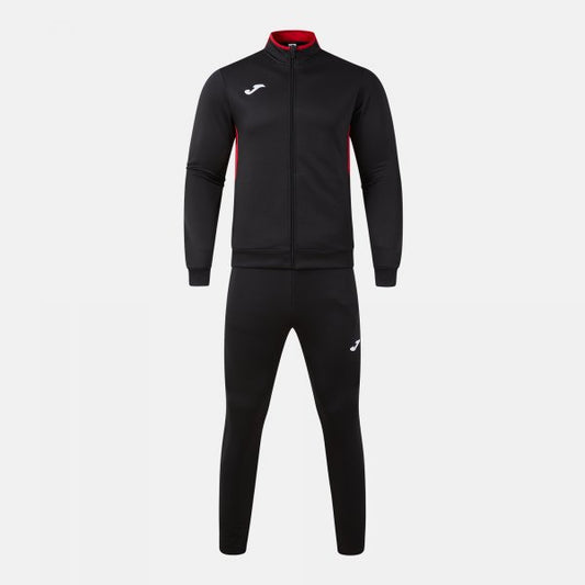 Joma Winner IV Tracksuit Black Red Junior