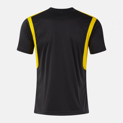 Joma Winner 4 Tee Black Yellow Junior