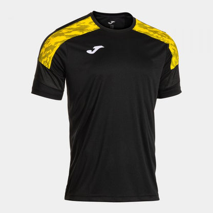 Joma Championship VIII Tee Black Yellow Junior