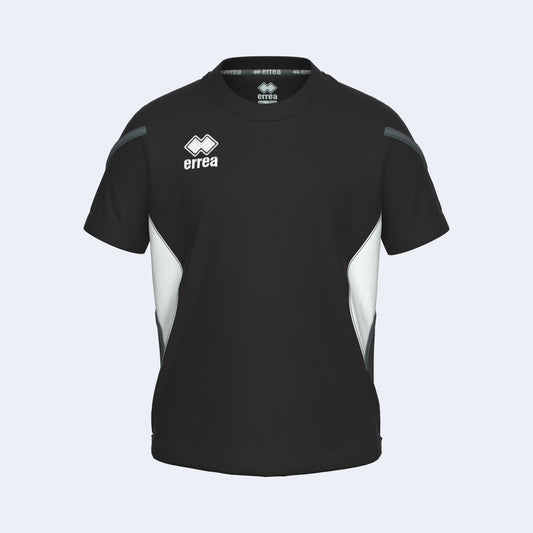 Errea Curtis Black White Tee junior