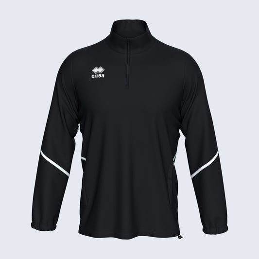 Errea Manfred Black 1/4 Zip Junior
