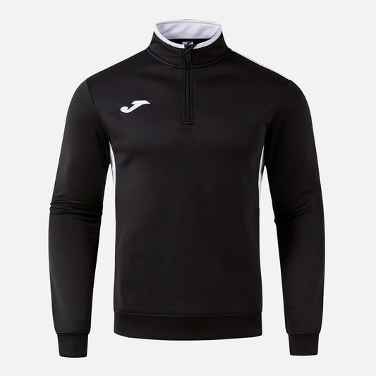 Joma Winner 4 1/4 Zip Black White Adult