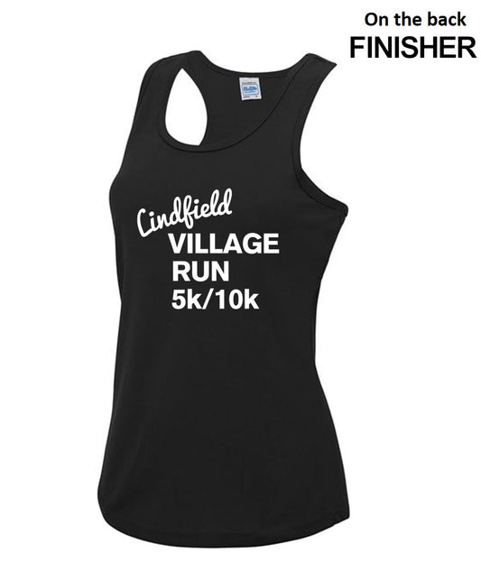 Lindfield Village Run Vests Black Women