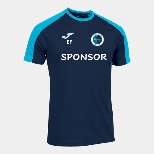 Brighton Select Football Tee Navy/Turq Adults (Eco)