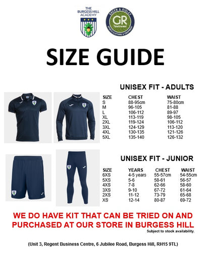 Burgess HIll Academy PE Kit Rain Jacket Navy Junior (Trivor)
