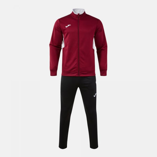 Joma Winner IV Tracksuit Burgundy Black Junior