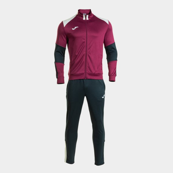 Joma Danubio VI Tracksuit Burgundy Black White Junior