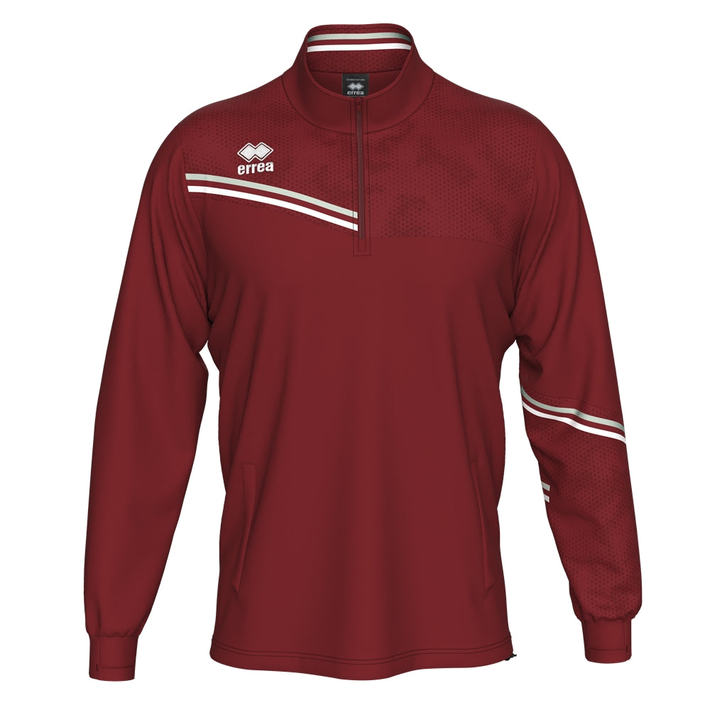 Errea Elias 1/4 Zip Burgundy Junior