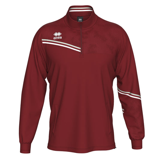 Errea Elias 1/4 Zip Burgundy Junior