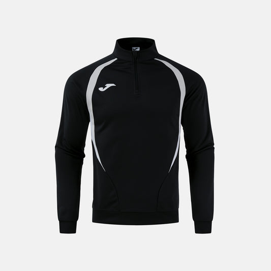 Joma Championship 20 1/4 Zip Black Grey Junior