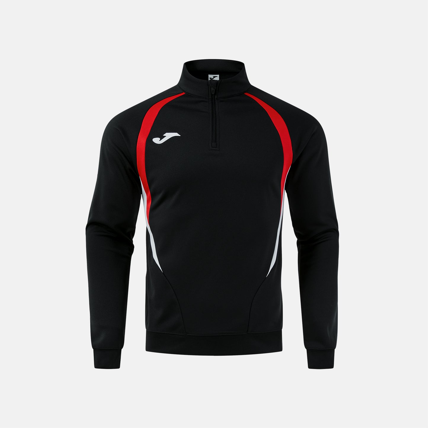 Joma Championship 20 1/4 Zip Black Red Junior