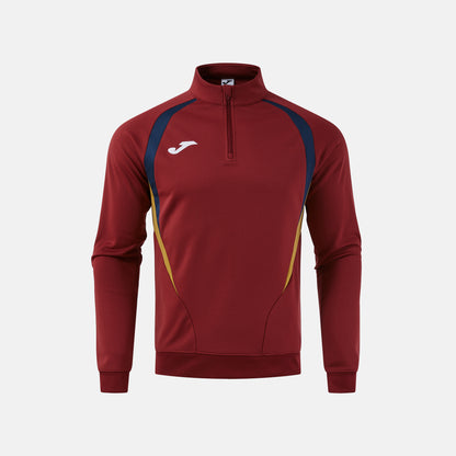 Joma Championship 20 1/4 Zip Burgundy Navy Adult