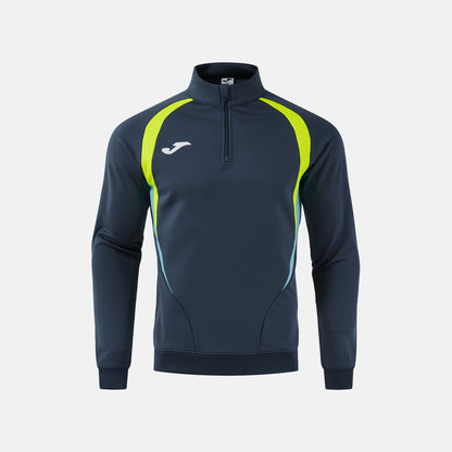 Joma Championship 20 1/4 Zip Navy Yellow Junior