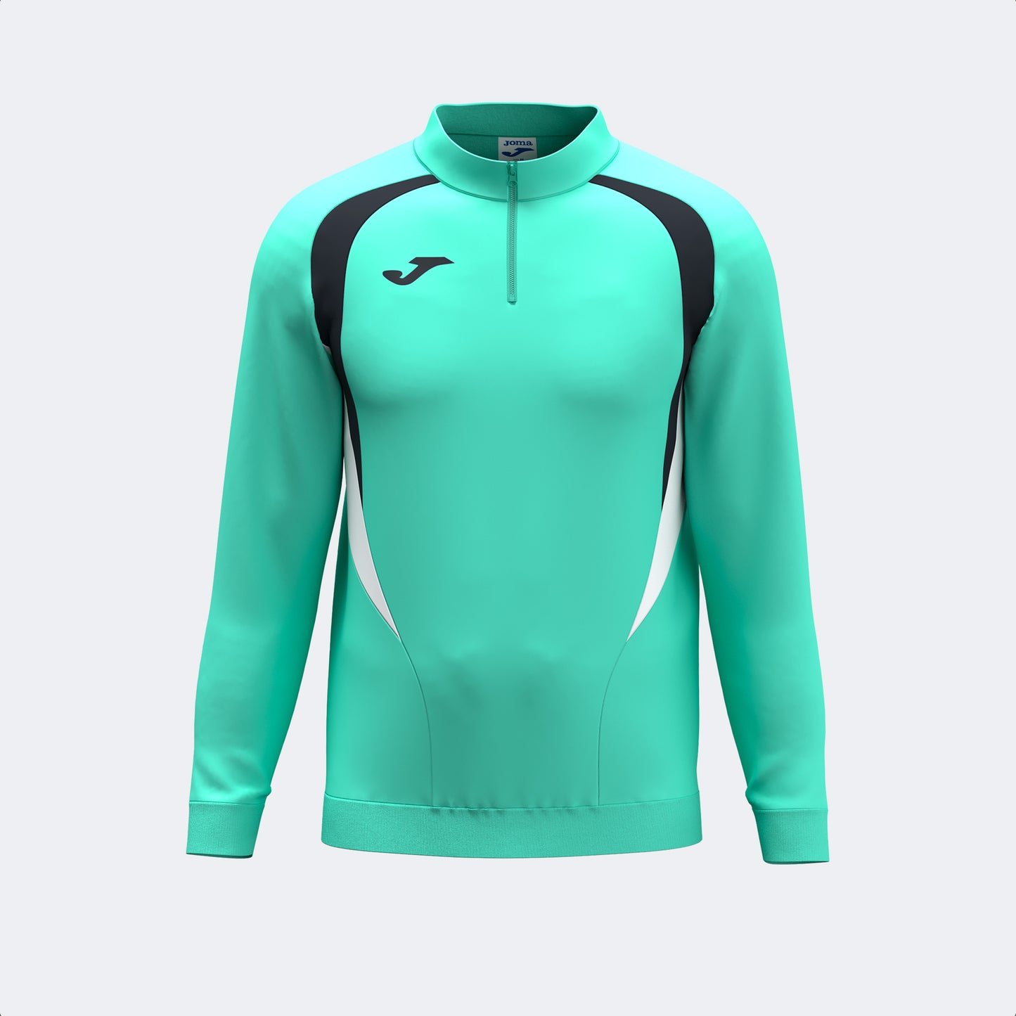 Joma Championship 20 1/4 Zip Light Green Black Adult