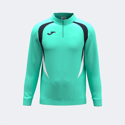 Joma Championship 20 1/4 Zip Light Green Black Junior