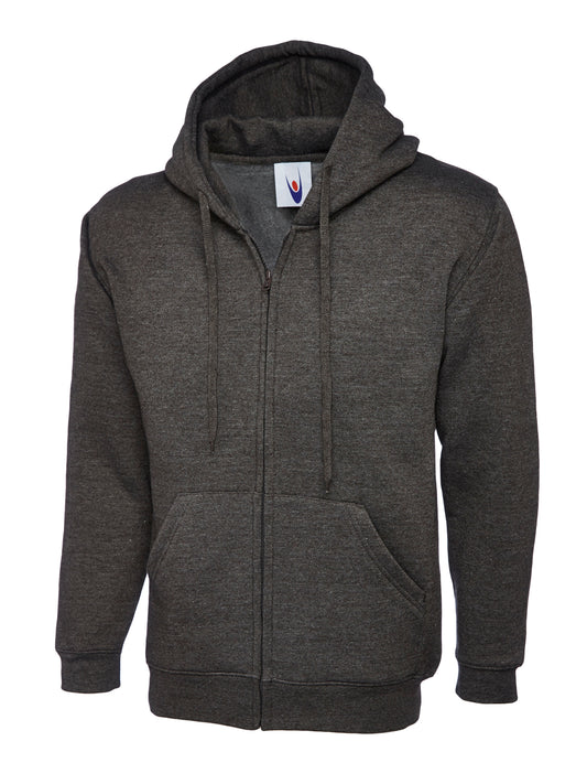 Zipped Hoodie Adult (Uneek)