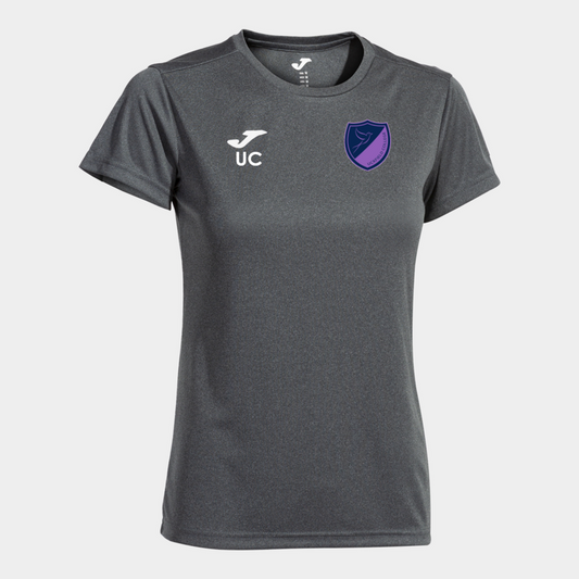 Uckfield College Tee Womens Fit Dark Grey (Combi)