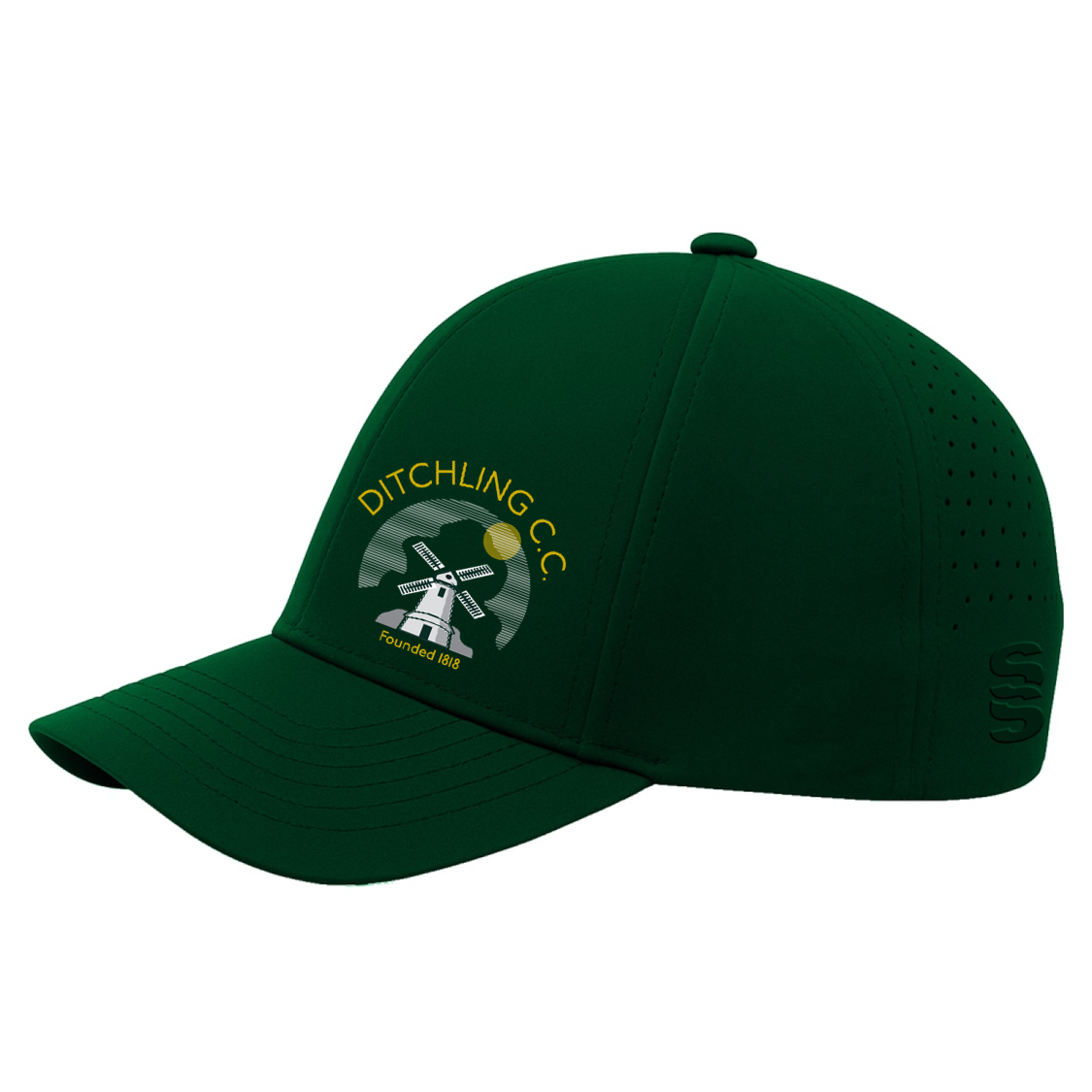 Ditchling Cricket Club Seniors Sports Cap Green