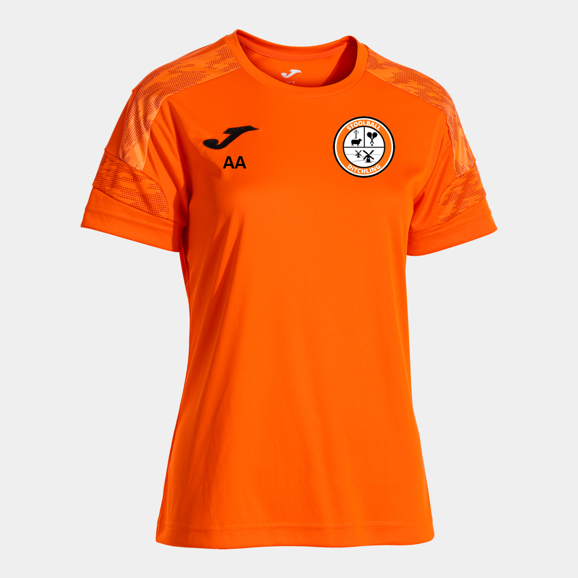 Ditchling Stoolball Womens Tee Orange (C8)