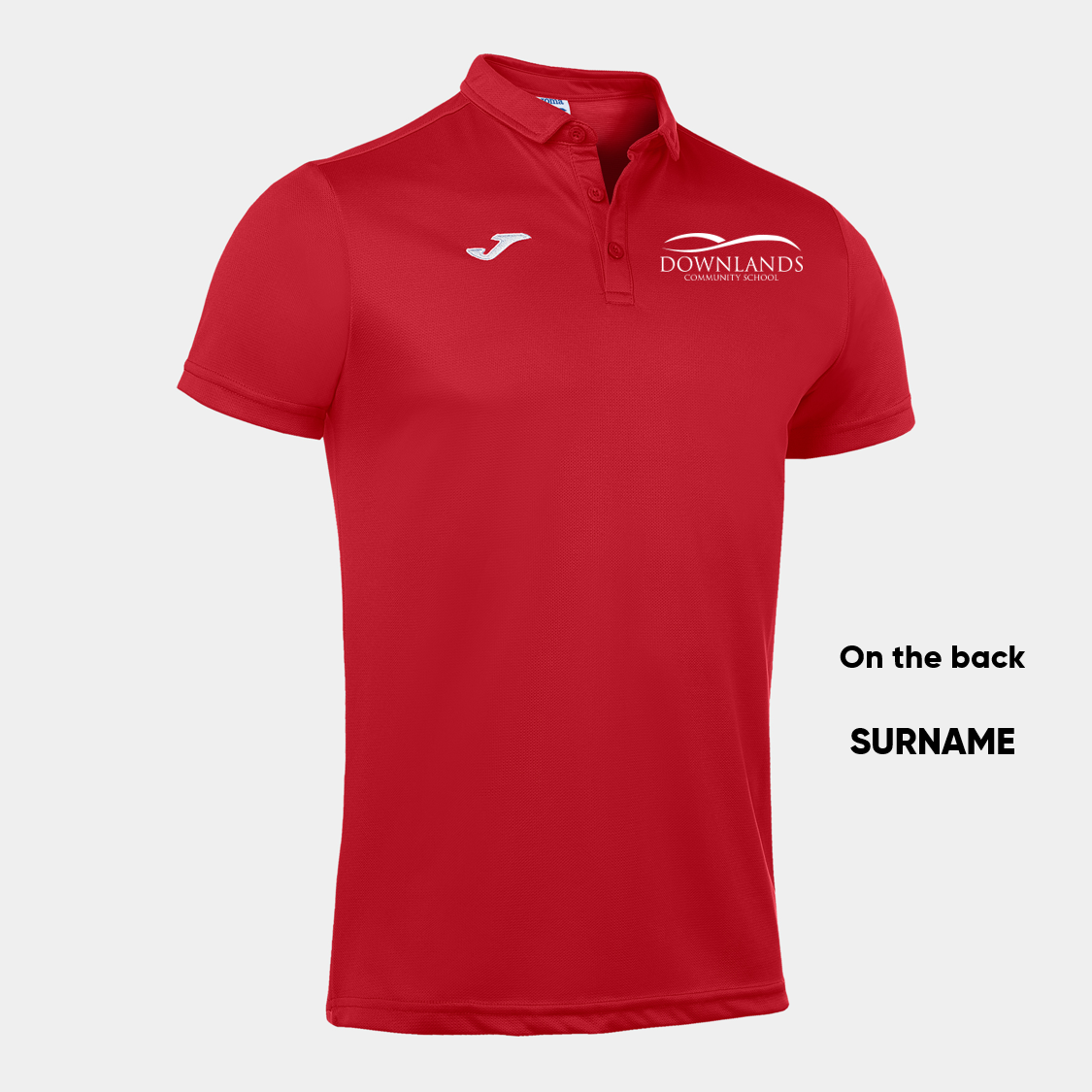Downlands Community School GCSE PE / Sports Studies Polo* Red Junior (Hobby)