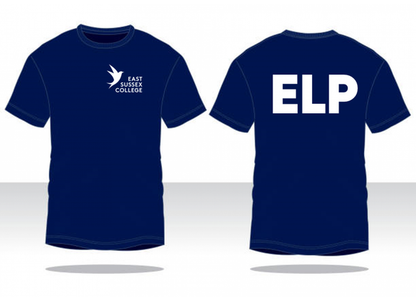 East Sussex College ELP Tee Navy (UC)