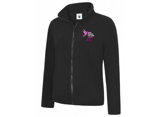 East Sussex College EARLY YEARS Fleece Womens Fit Black (UC)