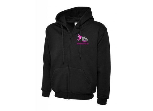 East Sussex College EARLY YEARS Zip Hoody Black (UC)