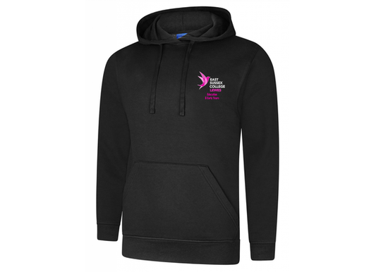 East Sussex College EARLY YEARS Hoody Womens Fit Black (UC)