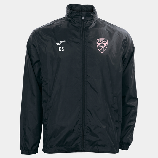 Egham Swans FC Rain Jacket Black Junior (Trivor)