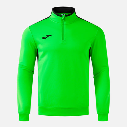 Joma Winner 4 1/4 Zip Flour Green Black Junior