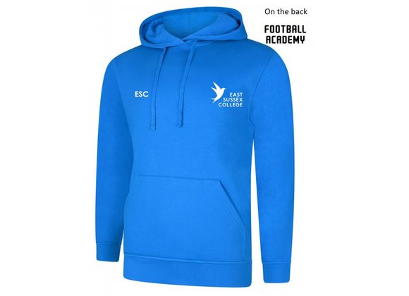 East Sussex College Lewes FOOTBALL Hoody Royal (UC)