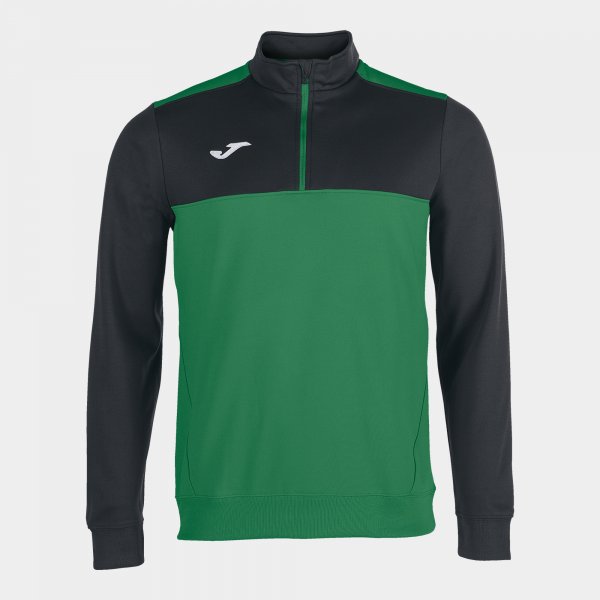 Joma Winner 1/4 Zip Green Black Junior