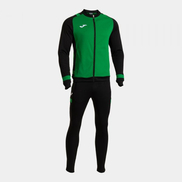 Joma Lider Tracksuit Green Black Junior