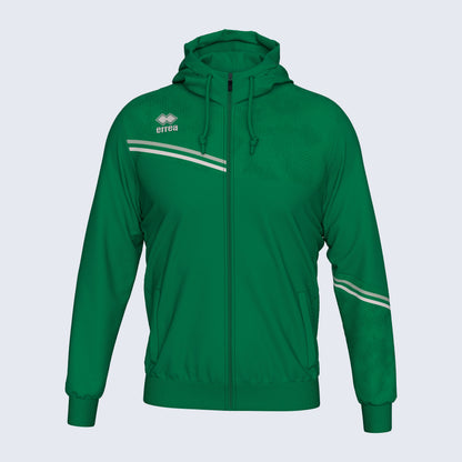 Errea Eber Zip Hoodie Green Junior