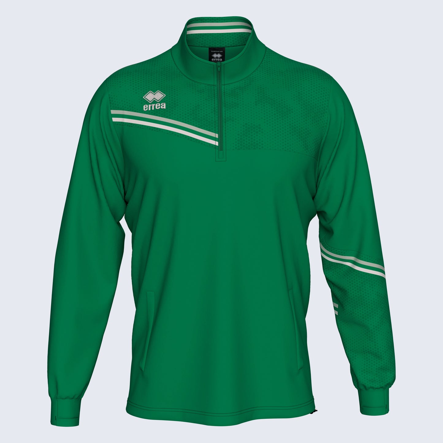 Errea Elias 1/4 Zip Green Junior