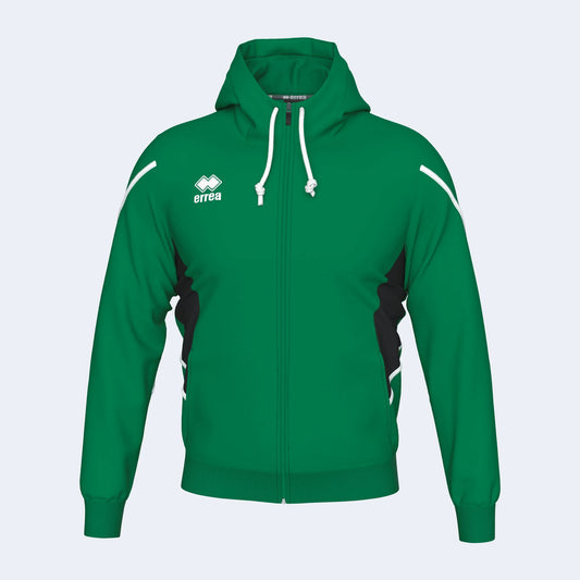 Errea Clancy Zip Hoodie Green Junior