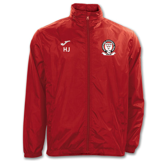 Hassocks Junior FC Shower Jacket Red Adult (Rain)