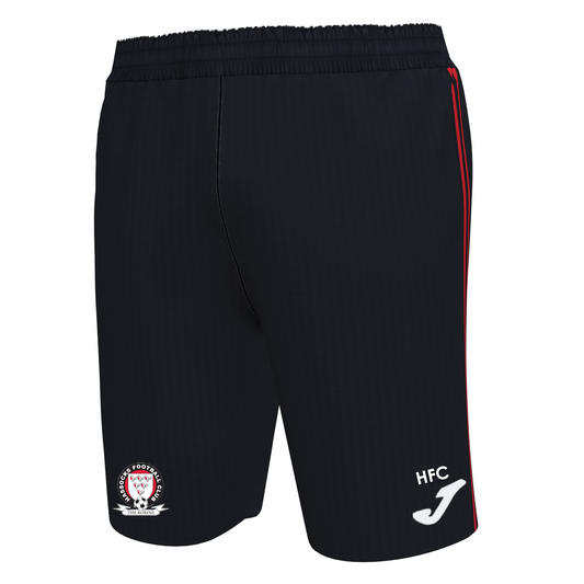 Hassocks FC Pocket Shorts Black/Red Adults (Drive)