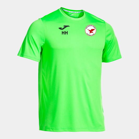 Hollingbury Hawks FC Tee Fluo Green Adult (Combi)