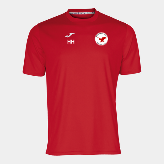 Hollingbury Hawks FC Tee Red Junior (Combi)