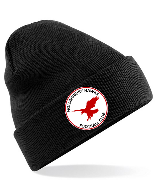 Hollingbury Hawks FC Winter Hat Black
