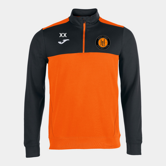 Hove Lawns FC 1/4 Zip Orange/Black (Winner)