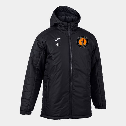 Hove Lawns FC Winter Coat Black (Trivor)