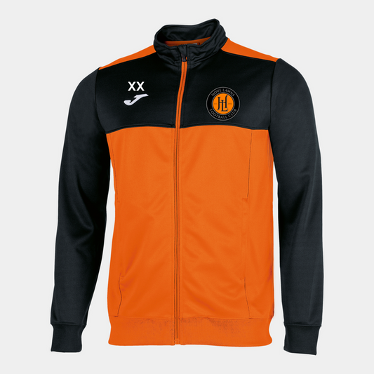Hove Lawns FC Track Jacket Orange/Black (Winner)