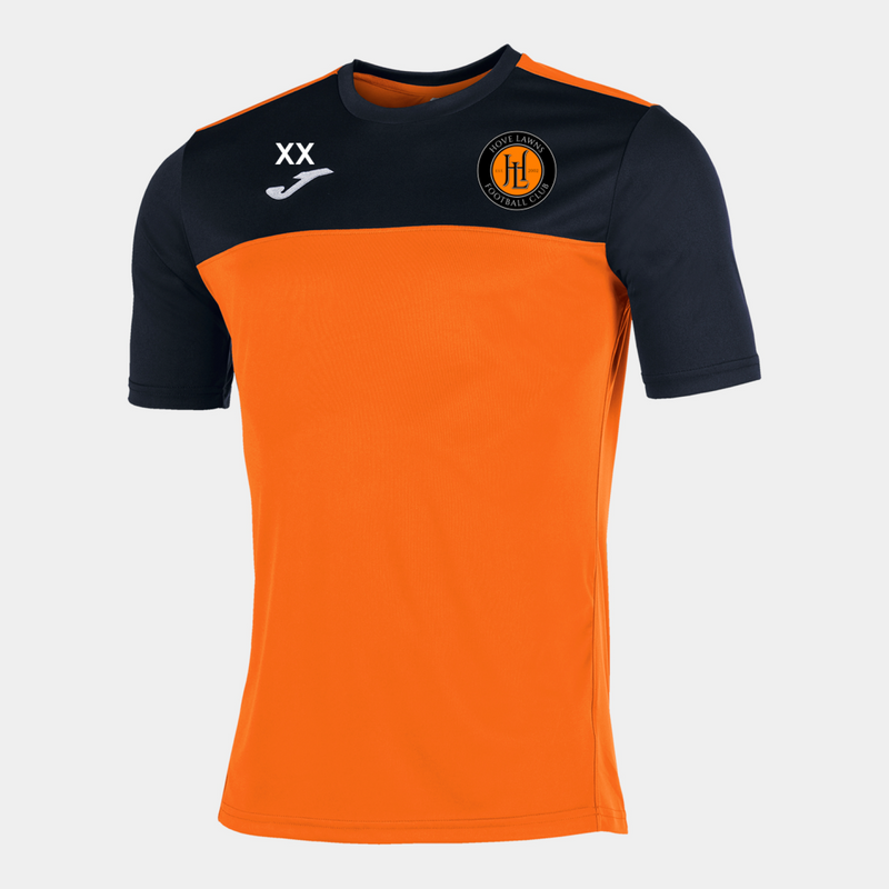 Hove Lawns FC Tee Orange/Black (Winner)