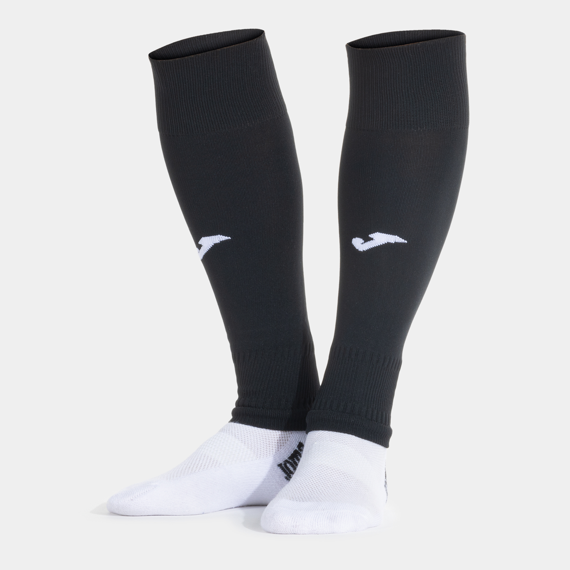 5 Ways Soccer Footless Socks Black (Leg 2)