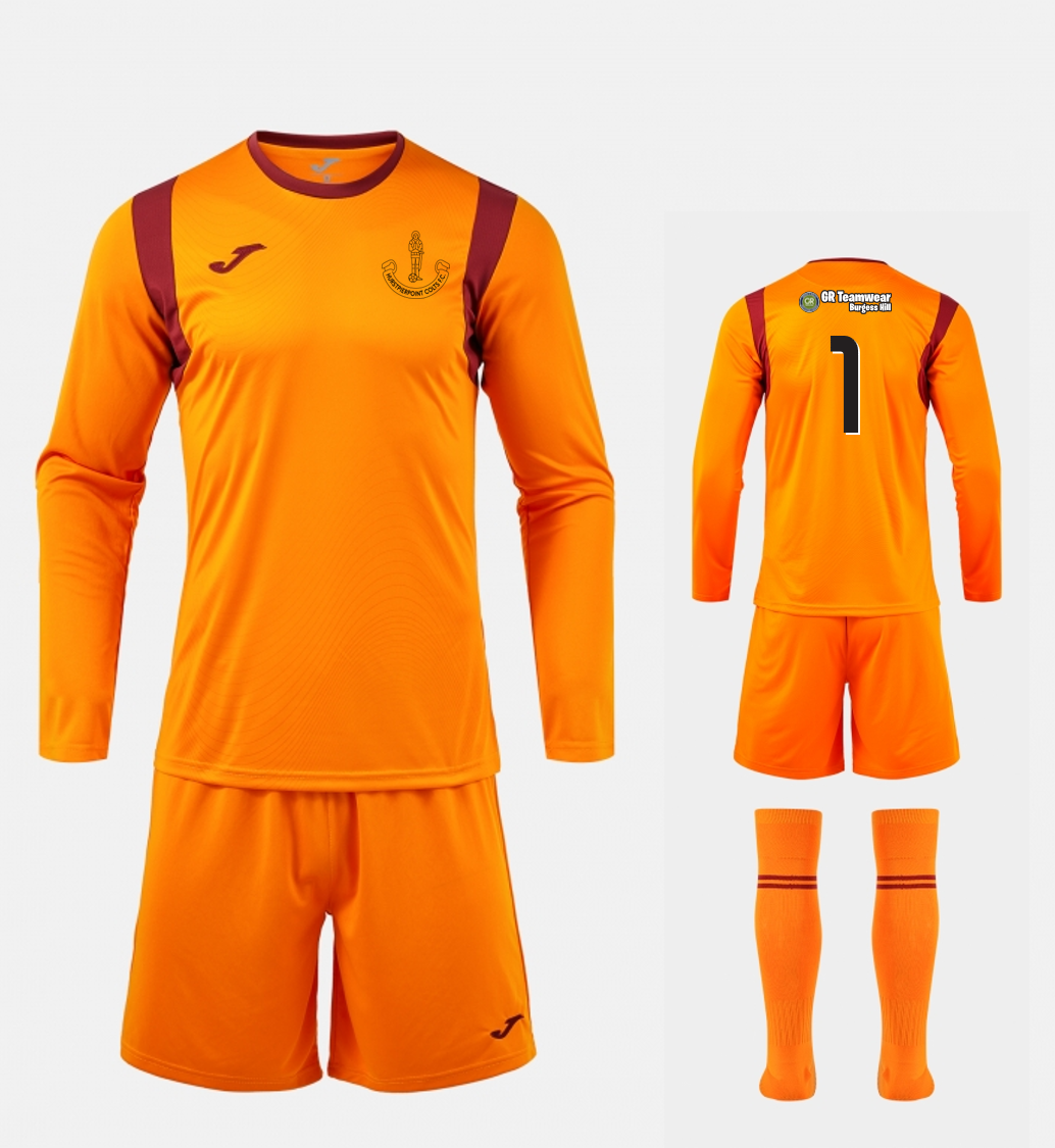 Hurstpierpoint Colts FC GK Match Set Junior Orange (Zamora XI)