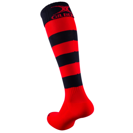 Gilbert Kryten II Hoop Socks Red Black